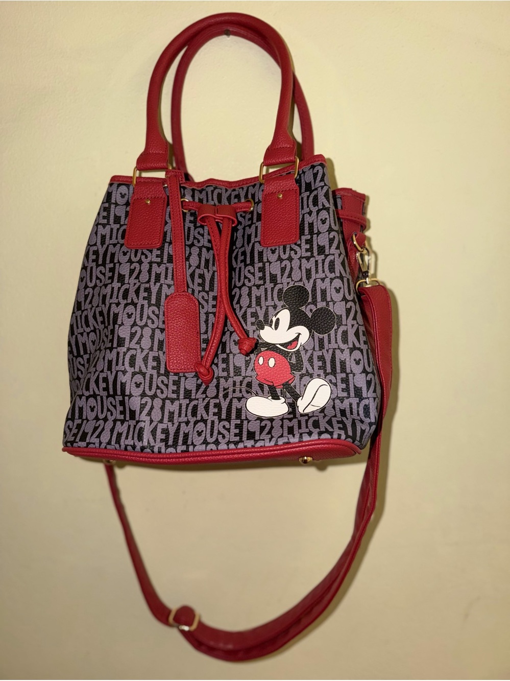 The Bradford Exchange Disney Forever Mickey Mouse Faux Leather Handbag
